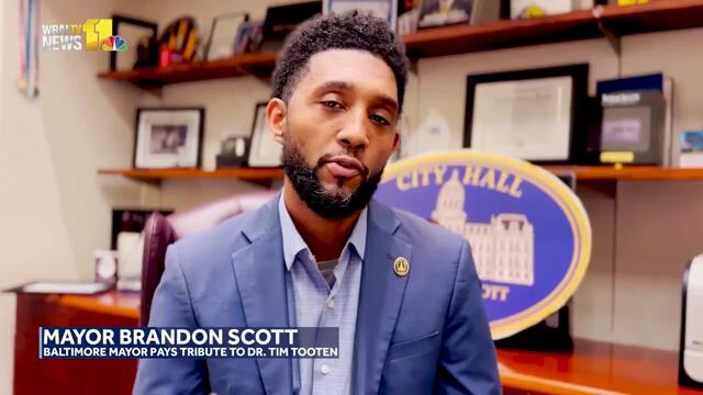 Baltimore Mayor Brandon Scott remembers Dr. Tim Tooten