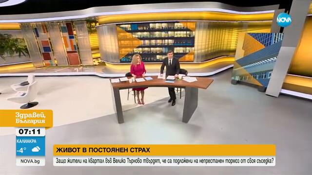С хладно оръжие и заплахи: Жена тормози цял квартал във Велико Търново