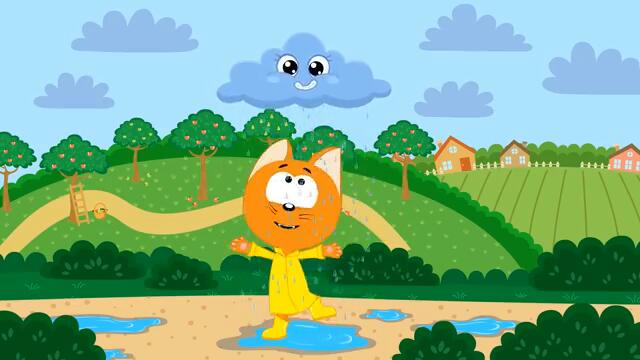 Учим Звуки - КАП - КАП - Котенок Котэ - Песенки для детей