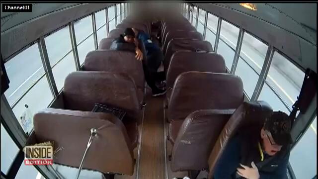 Bus Driver Survives Being Hit by Flying Piece of Metal