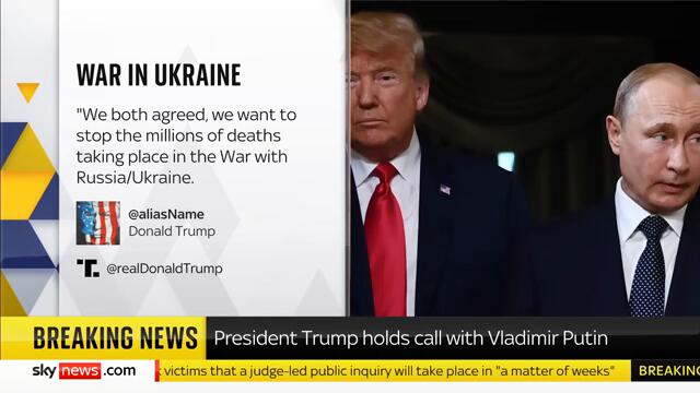 Trump says he will visit Russia and host Putin as war negotiations to start 'immediately'