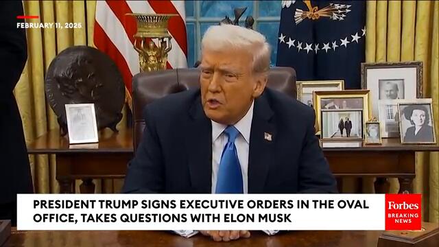 BREAKING NEWS: President Trump & Elon Musk Take Multiple Questions From Reporters In The Oval Office