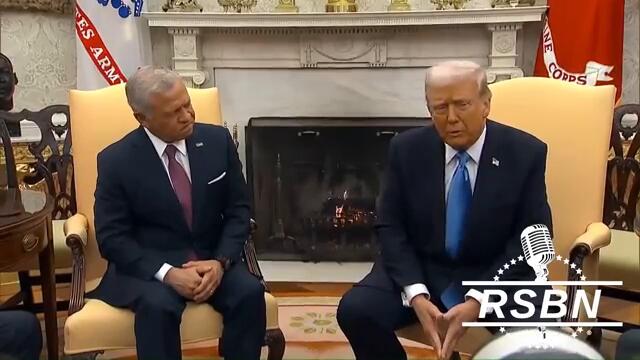 WATCH: President Trump Meets with the King of Jordan in the Oval Office -  2/11/25