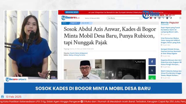Sosok Abdul Azis Anwar, Kades di Bogor Minta Mobil Desa Baru, Punya Rubicon, tapi Nunggak Pajak