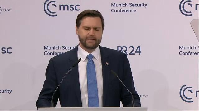 VP Vance speaks in Munich as Trump seeks end to Ukraine war