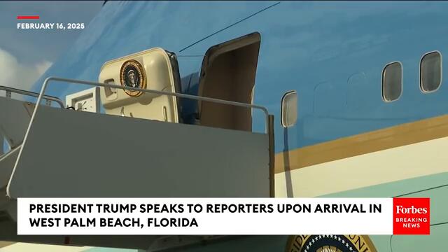 BREAKING NEWS: Trump Takes Multiple Questions From Reporters After Daytona 500 Visit