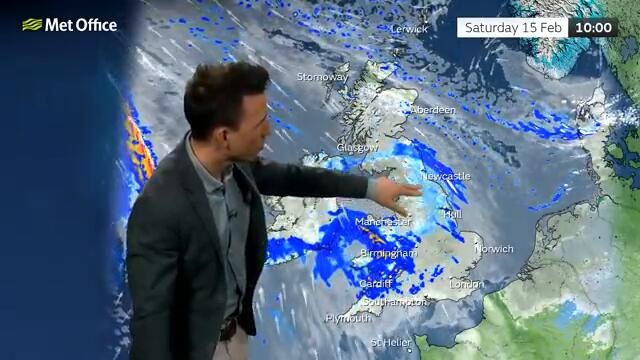 Weekend weather 13/02/2025 – Wintry weather in some places – Met Office weather forecast UK