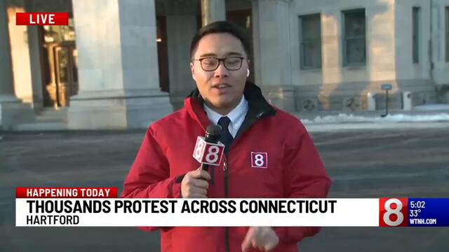 'Not My President's Day' rallies take place across Connecticut