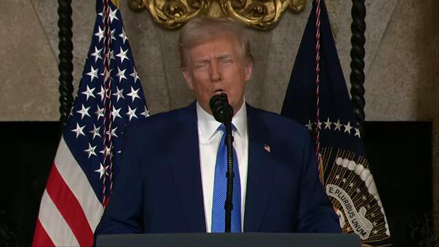 President Trump signs executive orders from Mar-a-Lago