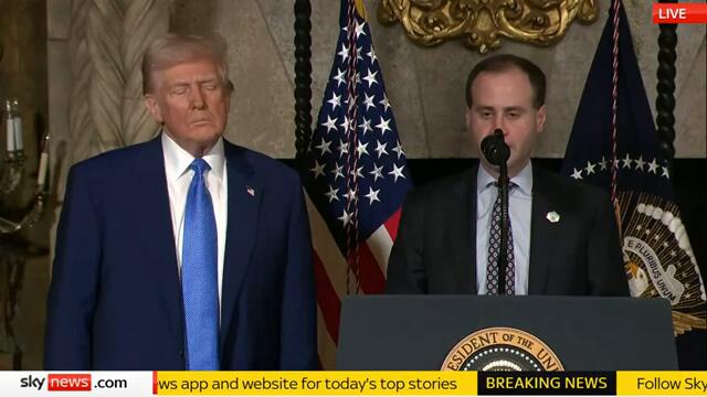 President Trump addresses the US and Russia meeting in Saudi Arabia