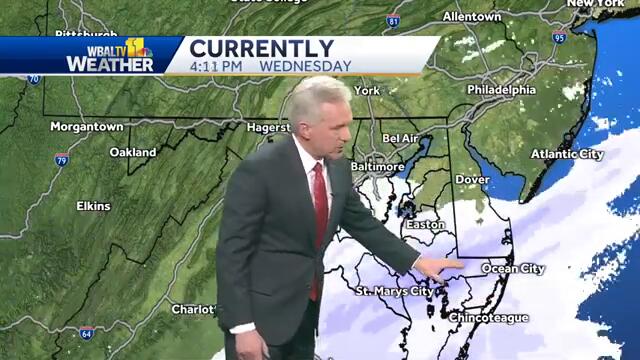 Maryland weather forecast: Chance for snow showers across region on Thursday