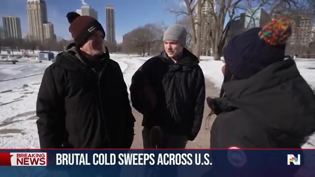 Brutal winter weather sweeps country