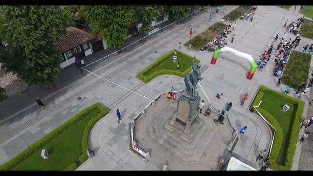 Карлово от птичи поглед