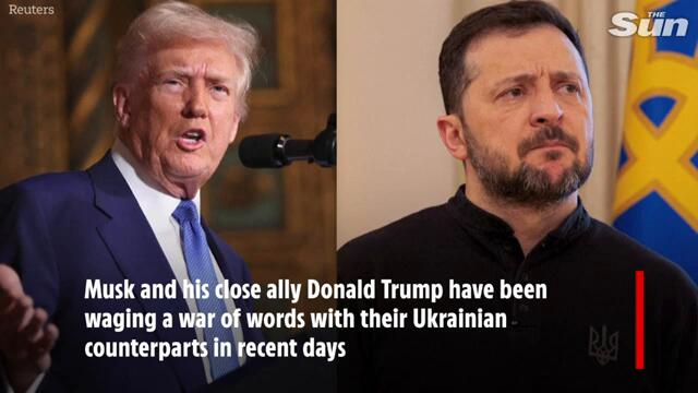 Chainsaw-wielding Musk claims Zelensky is 'using bodies of dead Ukrainians'