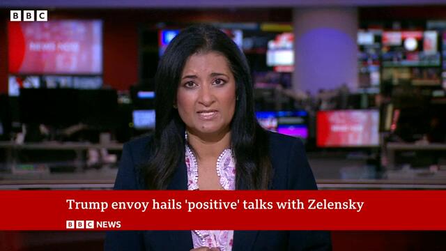 Donald Trump's envoy calls Ukrainian President Zelensky a 'courageous leader' | BBC News