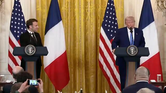 Live Press Conference: President Donald Trump and French President Emmanuel Macron