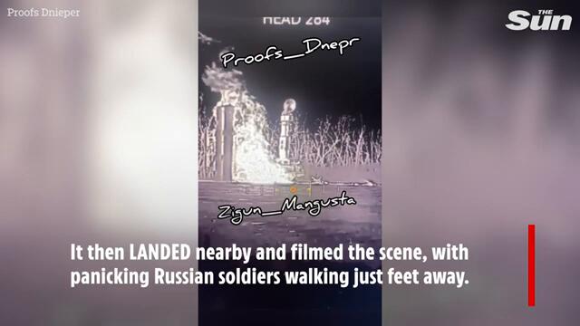 Ukraine drone bombs $120m Putin missile - then LANDS to film chaos