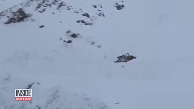 Man Trapped by Avalanche Records Messages from Under Snow