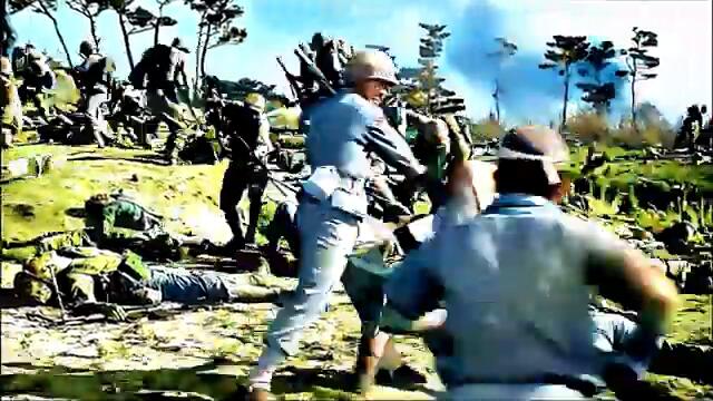 Battle of Iwo Jima! (movie in color, restored in 4K)