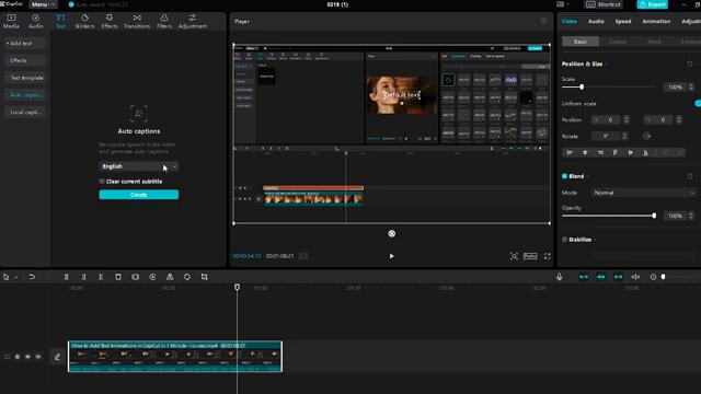 How to Auto-Generate Subtitles in CapCut PC (Fast Edit Tutorial)