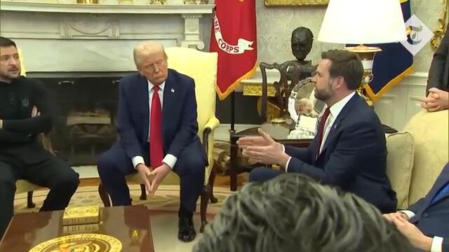 Full argument: Trump-Zelensky White House meeting descends into shouting match