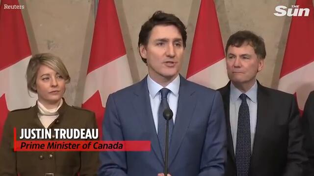 Bitter Justin Trudeau blasts Trump's tariff war as a 'very dumb thing'