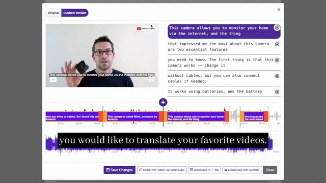 Translate & Dub Your Videos Instantly with AI | Video Subtitle Generator