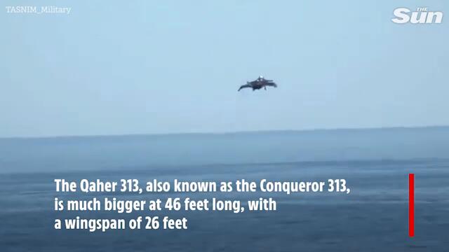 Humiliating moment Iran unveils TINY toy stealth fighter jet meant to terrify West