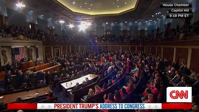 See the reactions on CNN to President Trump's address to Congress