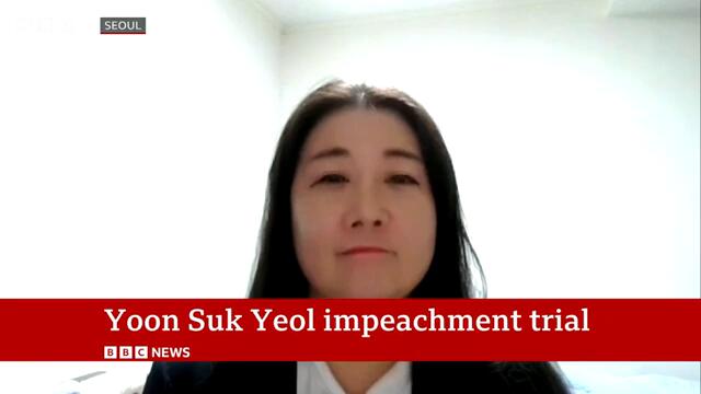 South Korean President Yoon's impeachment trial verdict expected in days | BBC News