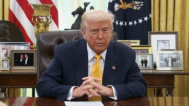 President Trump speaks from Oval office | Full Remarks