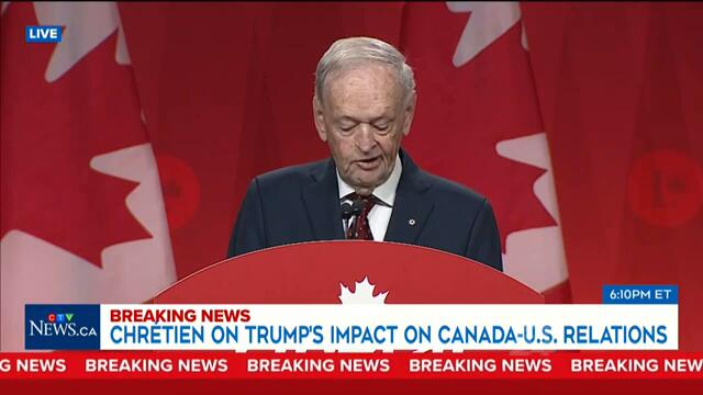 Former PM Chrétien gives U.S. President Trump a ‘history lesson’