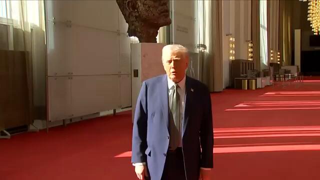 President Donald Trump tours the Kennedy Center, vows to 'make it great again'