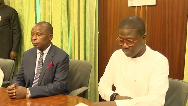 President Tinubu Swears In Rivers State Sole Administrator, Grants Interview