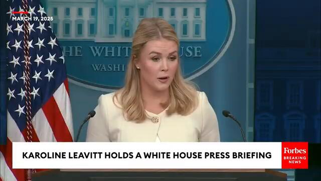 Leavitt Asked If President Trump Ordered Planes To Stay In The Air After Judge Ordered Them Back