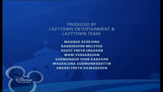 Disney Channel Scandinavia - LAZYTOWN - End Credits