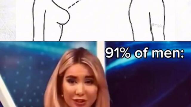 91% от мъжете гледат сърцето СМЯХ