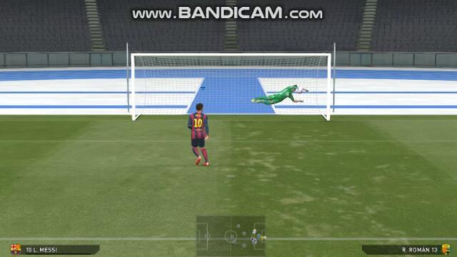 PES 2015 Messi on practice