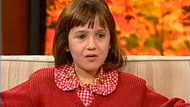 Mara Wilson 1994  Today Show  interview - Classic Girl Child Stars of tv and Film