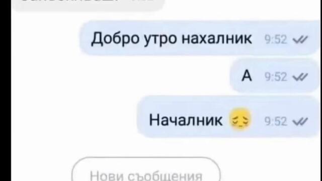 Добро утро нахалник СМЯХ