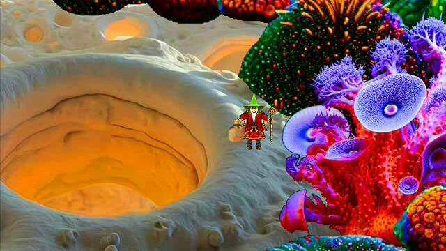 Магьосника и рибите 3d