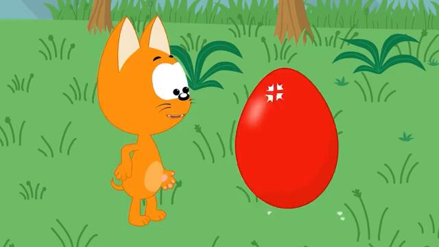 Котенок Котэ: РАЗНОЦВЕТНЫЕ ЯЙЦА! ТУК-ТУК-ТУК! НОВАЯ ПЕСЕНКА! ДИНОЗАВРЫ!