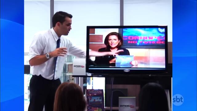 Магически телевизор предлага продавача на клиентите си.....