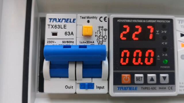 АКО ВИ ГОРЯТ УРЕДИТЕ ВКЪЩИ ИЛИ НА СЕЛО! Монтирайте си защита от пренапрежение и токов удар Taxnele TVPS1-63C (има и други марки)