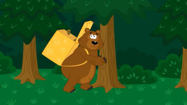 Считаем до 5 - Мишка косолапый - Песенки для малышей КОТЭ