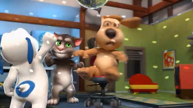 Говорящий Том - Крепость из одеял  - 21 СЕРИЯ 2 СЕЗОН  -  Мультики для детей