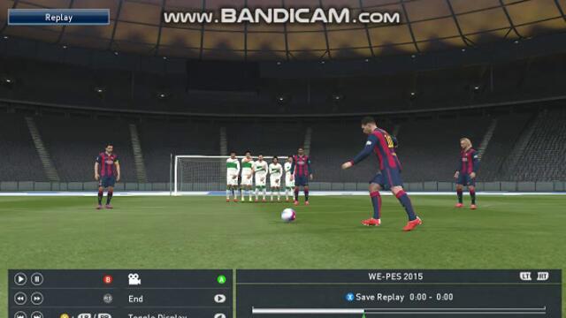 PES 2015 Game: Free-kick (фаул)